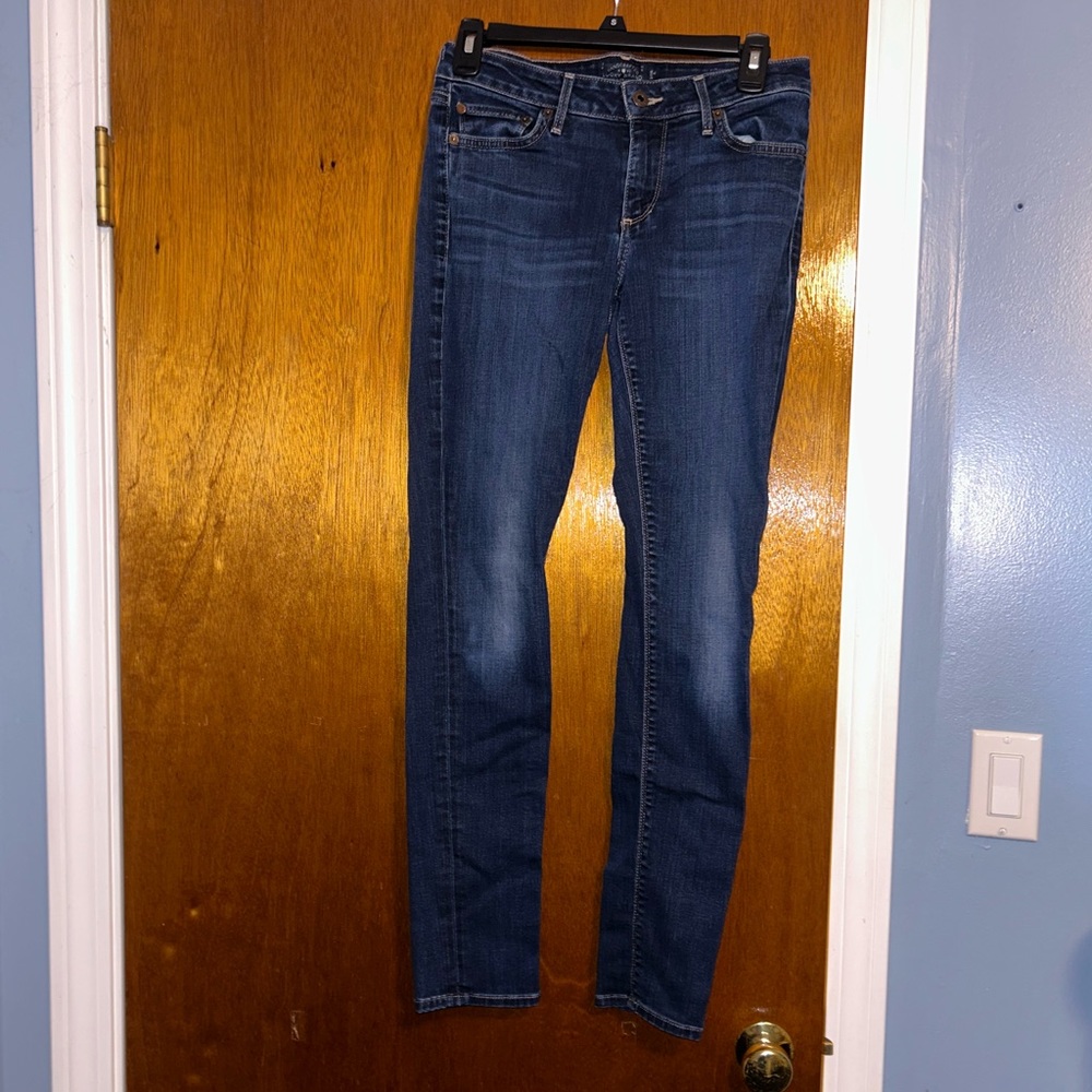 Lucky brand jeans, size 26, dark wash, skinny